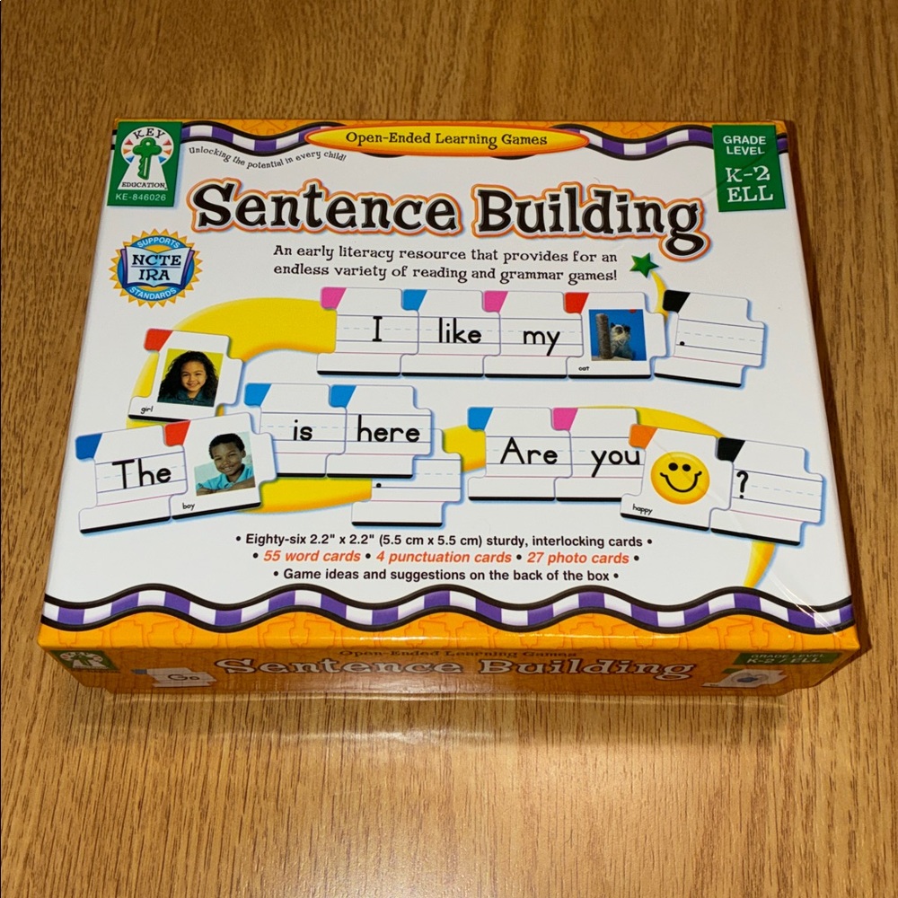 Key Education Sentence Building Open-Ended Learning Game, Grades K - 2